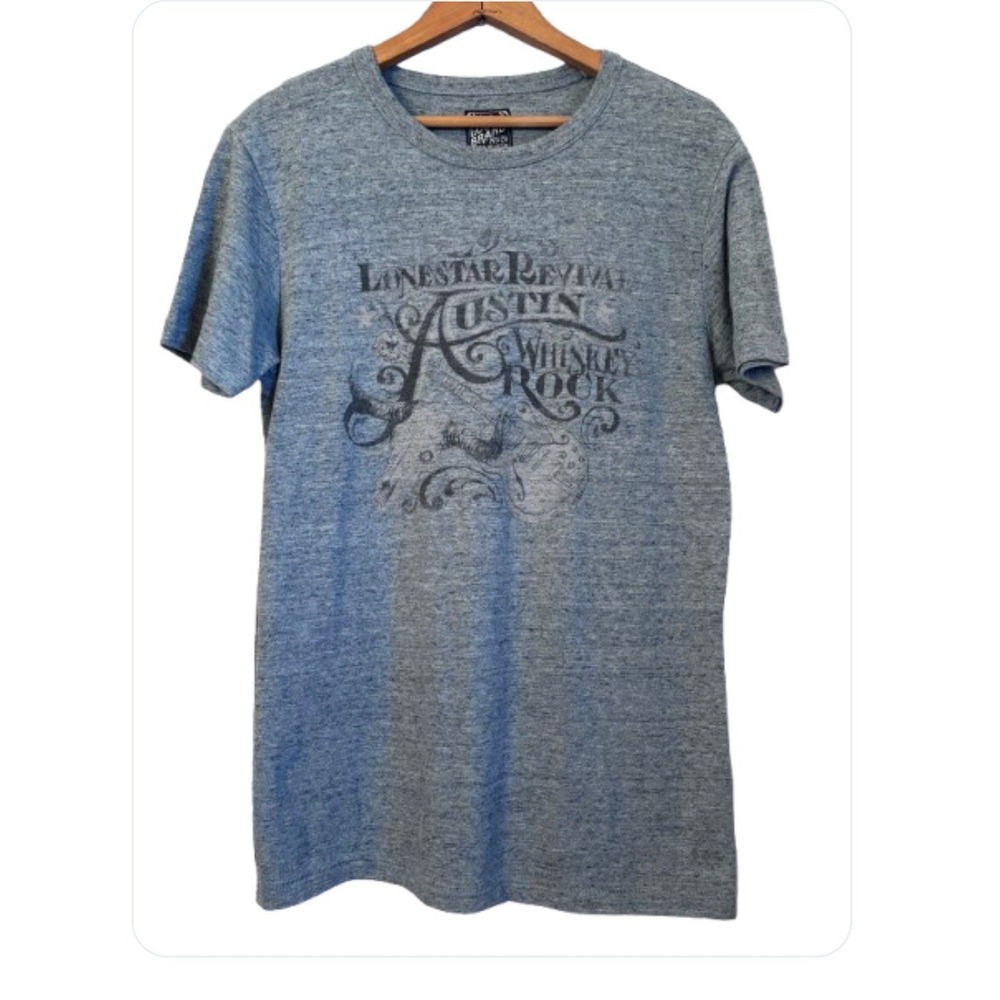 Lone Star Revival Austin Whiskey Rock Men's Shirt by Lucky Brand Size Small